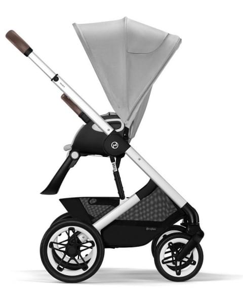 Коляска прогулочная Cybex Talos S Lux шасси SLV (с дождевиком), Lava Grey (Серый)