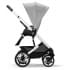 Коляска прогулочная Cybex Talos S Lux шасси SLV (с дождевиком), Lava Grey (Серый)
