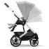 Коляска прогулочная Cybex Talos S Lux шасси SLV (с дождевиком), Lava Grey (Серый)