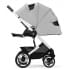 Коляска прогулочная Cybex Talos S Lux шасси SLV (с дождевиком), Lava Grey (Серый)