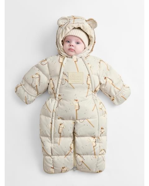 Комбинезон-трансформер детский от Happy Baby milky horse