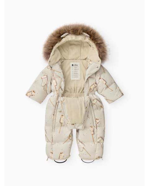 Комбинезон-трансформер детский от Happy Baby milky horse