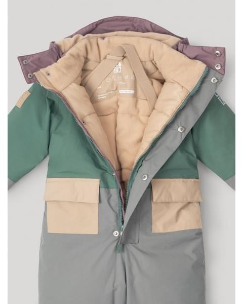 Комбинезон Leokid Color Block, Green Shade (Зеленый) купить в Москве на официальном сайте | Цена, каталог