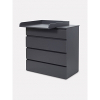 Комод пеленальный Rant Basic Norton 80/4 с органайзером Graphite