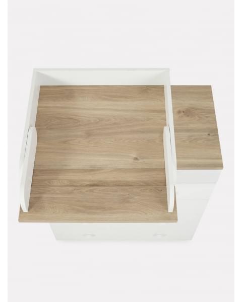 Комод пеленальный Rant Levi 80/5 с органайзером Cloud white