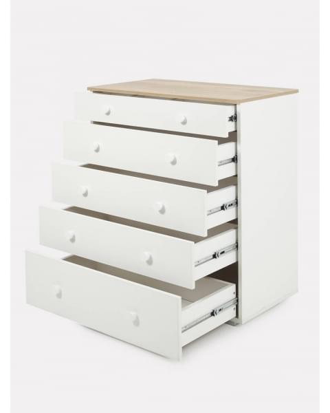 Комод пеленальный Rant Levi 80/5 с органайзером Cloud white