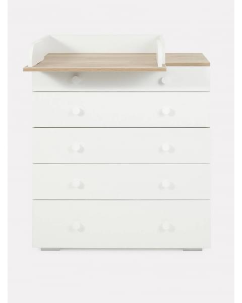 Комод пеленальный Rant Levi 80/5 с органайзером Cloud white