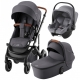 Коляска 3 в 1 Britax Roemer Smile 5Z, Midnight Grey + BABY-SAFE CORE Frost Grey
