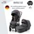 Коляска 3 в 1 Britax Roemer Smile 5Z, Midnight Grey + BABY-SAFE CORE Frost Grey