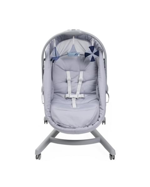 Кроватка-стульчик Chicco Baby Hug Pro, Earl Grey (Серый)