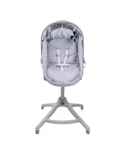 Кроватка-стульчик Chicco Baby Hug Pro, Earl Grey (Серый)