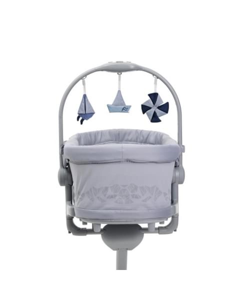Кроватка-стульчик Chicco Baby Hug Pro, Earl Grey (Серый)