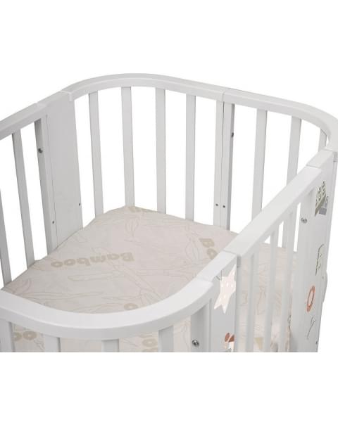 Кроватка-трансформер Indigo Baby Line 5 в 1 машинки