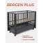 Кроватка Rant Bergen Plus маятник Moon grey