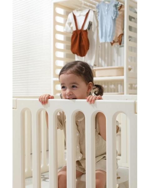 Манеж-стеллаж UNIX Kids 2 в 1 White