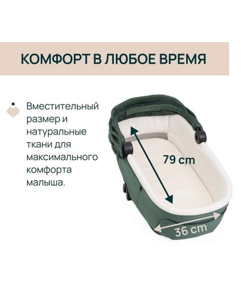 Люлька Chicco Gran Comfort, Fir Tree (Зеленый)