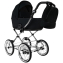 Детская коляска Roan Bass Next Classic 2.0 d14 3 в 1 с автокреслом Tutis Elo Lux EduSky Black BSNC/95/2 Caviar/Black/руч.Cappuccino