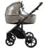 Детская коляска Roan Bass Next Кожа 2.0 3 в 1 с автокреслом Tutis Elo Lux EduSky Black BNL/71/2 Cappucino/Black/ руч.Коричневый