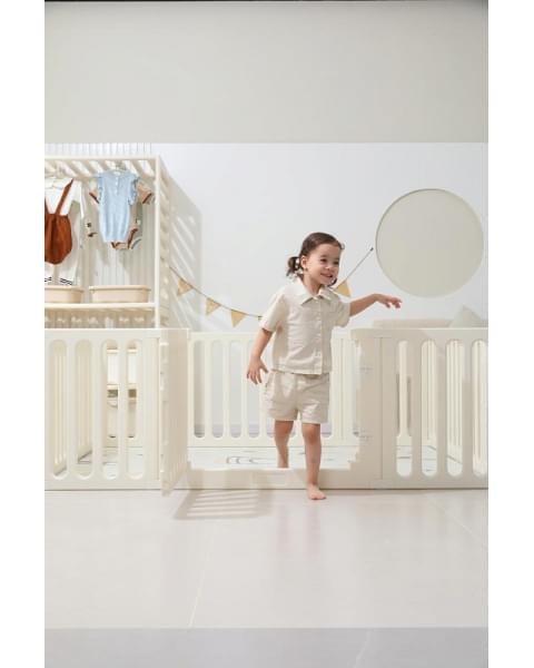 Манеж-стеллаж UNIX Kids 2 в 1 White