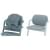 Набор мягких чехлов Comfort Inlay к стульчику Cybex LEMO Stone Blue