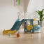 Игровой комплекс с горкой UNIX Kids Bus 171 см Yellow