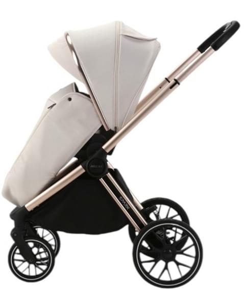 Детская коляска Adamex Spark SE 2 в 1 1-VANILLA-CHAMPAGNE - СВ.БЕЖ-РАМА ШАМПАНЬ