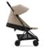 Прогулочная коляска Cybex Coya Cozy Beige с дождевиком и бампером/Matt Black