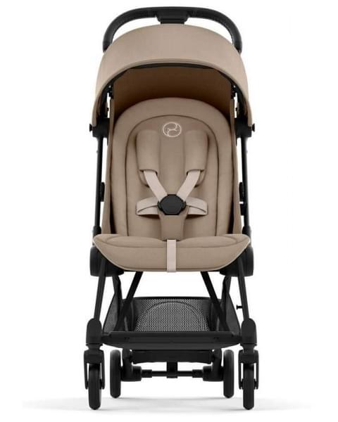 Прогулочная коляска Cybex Coya Cozy Beige с дождевиком и бампером/Matt Black