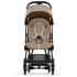 Прогулочная коляска Cybex Coya Cozy Beige с дождевиком и бампером/Matt Black