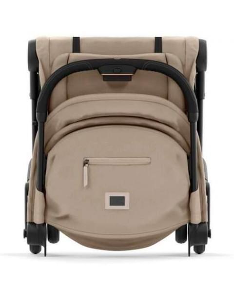Прогулочная коляска Cybex Coya Cozy Beige с дождевиком и бампером/Matt Black