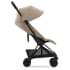Прогулочная коляска Cybex Coya Cozy Beige с дождевиком и бампером/Matt Black