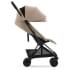 Прогулочная коляска Cybex Coya Cozy Beige с дождевиком и бампером/Matt Black