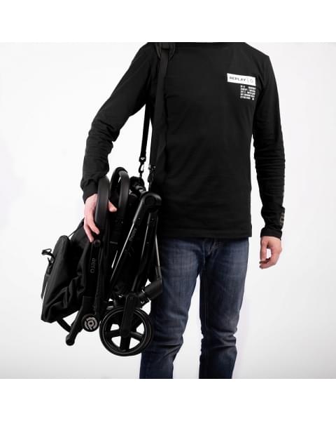 Прогулочная коляска Peppy Aero Black cosmos черный