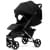 Прогулочная коляска Peppy Polo 2.0 Silver black хром рама, сумка