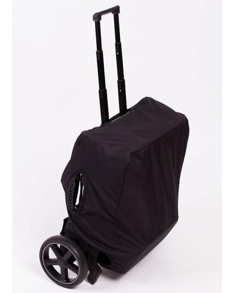 Прогулочная коляска Peppy Polo 2.0 Silver black хром рама, сумка