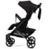 Прогулочная коляска Peppy Polo 2.0 Silver black хром рама, сумка