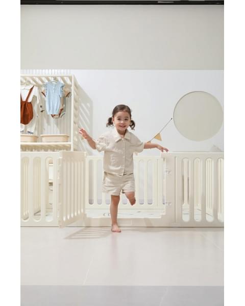 Манеж-стеллаж UNIX Kids 2 в 1 White