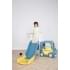 Игровой комплекс с горкой UNIX Kids Bus 171 см Yellow