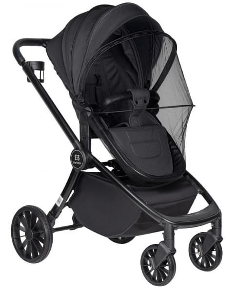 Детская коляска Farfello Baby Shell 3 в 1 2024 чёрный