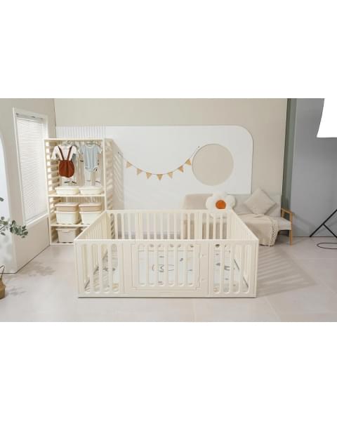 Манеж-стеллаж UNIX Kids 2 в 1 White