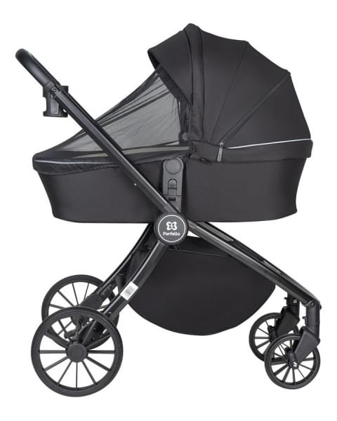 Детская коляска Farfello Baby Shell 3 в 1 2024 чёрный