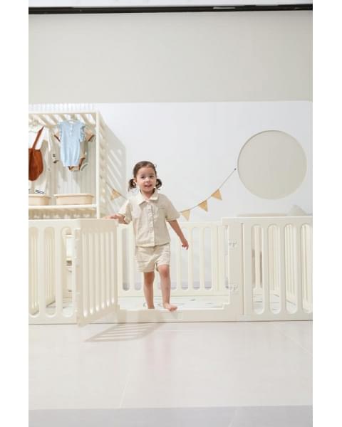 Манеж-стеллаж UNIX Kids 2 в 1 White