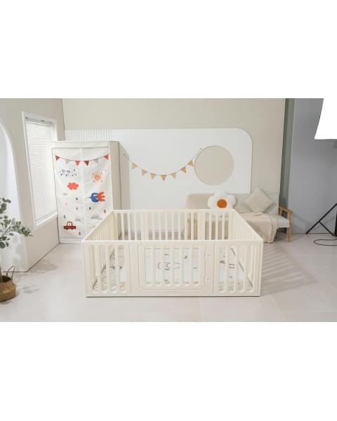 Манеж-стеллаж UNIX Kids 2 в 1 White