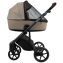Детская коляска Roan Bass Next Кожа 2.0 3 в 1 с автокреслом Tutis Elo Lux EduSky Black BNL/71/2 Cappucino/Black/ руч.Коричневый