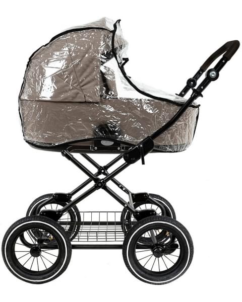 Детская коляска Roan Bass Next Classic 2.0 d12 3 в 1 с автокреслом Tutis Elo Lux EduSky Black BNC/80/2 Hazel/Black/руч.Black