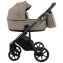 Детская коляска Roan Bass Next Кожа 2.0 3 в 1 с автокреслом Tutis Elo Lux EduSky Black BNL/71/2 Cappucino/Black/ руч.Коричневый