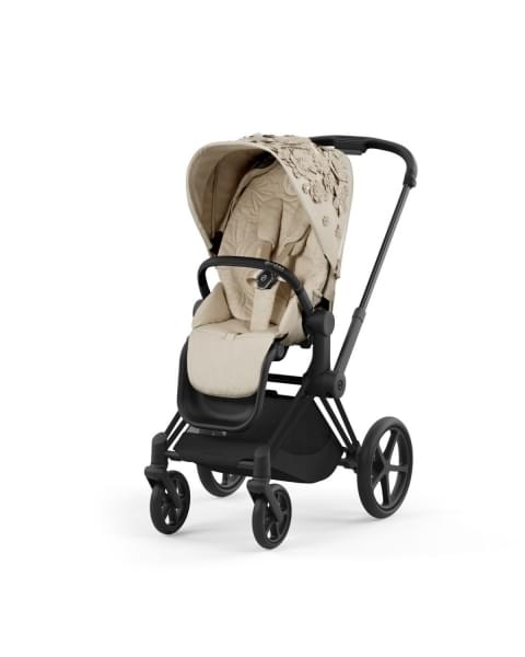 Сменный чехол Seat Pack для коляски Cybex Priam IV Fashion Collection, FE Simply Flowers Beige (Бежевый)