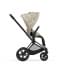 Сменный чехол Seat Pack для коляски Cybex Priam IV Fashion Collection, FE Simply Flowers Beige (Бежевый)