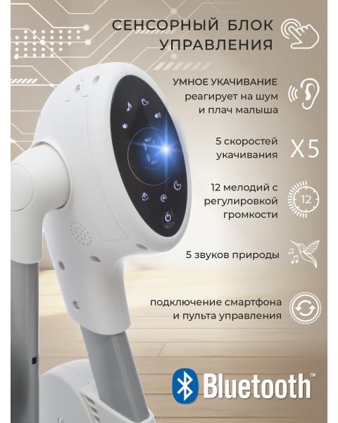 Стульчик для кормления - Электрокачели Sweet Baby Fiesta Green