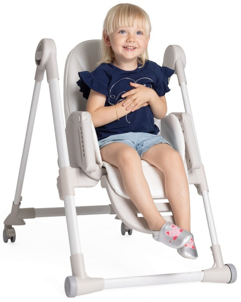 Стульчик для кормления Chicco Polly Armonia, Motherpearl (Бежевый)